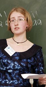 Мария Коношенко на фестивале языков 2009 года